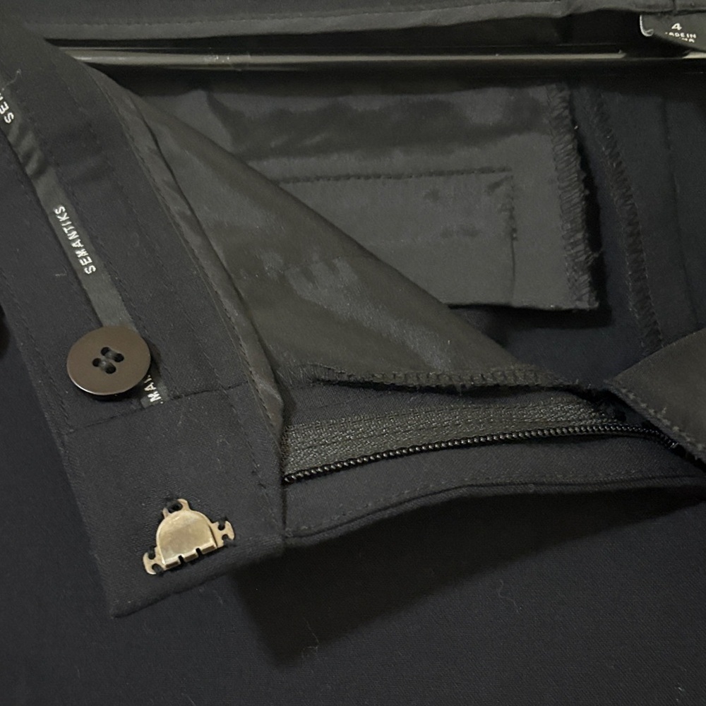 Semantiks Black Flare Women's Pants - Picture 3 of 6